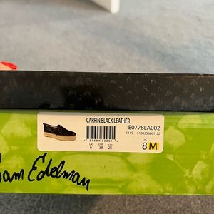 Comfy black espadrille sneaker